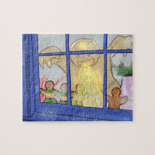 Angry Gingerbread Man Puzzel – 110 stuks Legpuzzel (Horizontaal)