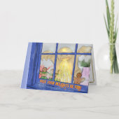 Angry Gingerbread Man Wenskaart – Spicy Wishes Kaart (Voorkant)