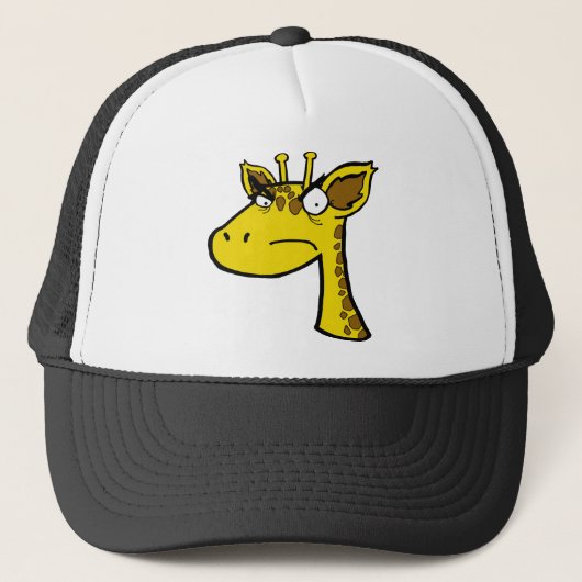 Angry Giraffe Trucker Pet (Voorkant)