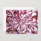 Angry Girl Briefkaart (Voorkant / Achterkant)