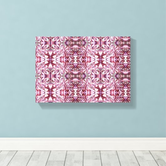 Angry Girl Canvas Afdruk (Insitu (Houten vloer))