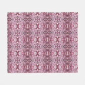 Angry Girl Fleece Deken (Voorkant (Horizontaal))