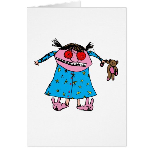 Angry Girl Kaart (Voorkant)