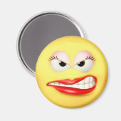 Angry Girl Magnet (Voorkant / Achterkant)
