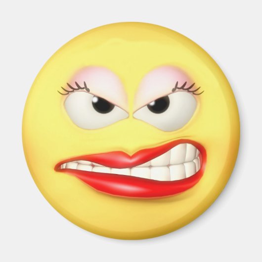 Angry Girl Magnet (Voorkant)