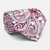 Angry Girl Stropdas beroemd gemaakt door Aud Arrt (Opgerold)