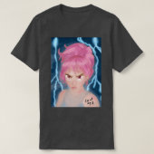 Angry girl t-shirt (Design voorkant)