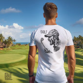 Angry Golfer Screaming Funny Frustrated Golf T-shirt