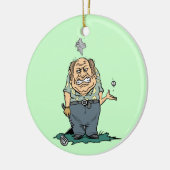 Angry Golfer T-shirts en Gifts Keramisch Ornament (Links)