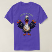 Angry Goose Wing het in Woede T-shirt (Design voorkant)