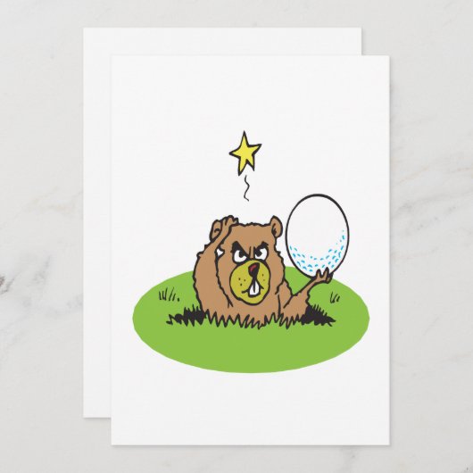 Angry Gopher Kaart (Voorkant / Achterkant)