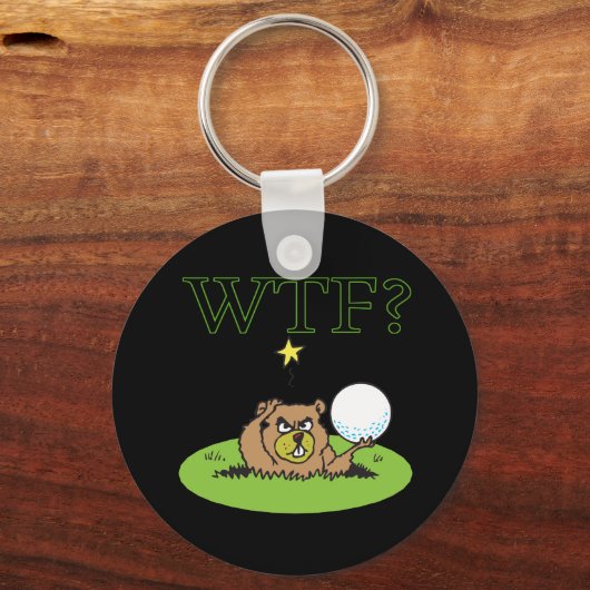 Angry Gopher Sleutelhanger (Voorkant)