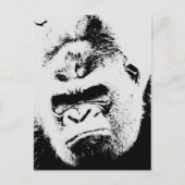 Angry Gorilla Briefkaart (Voorkant)