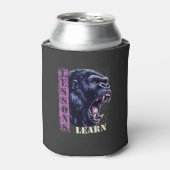 Angry Gorilla Lessons Learn Foam Cup Holder Blikjeskoeler (Blikje Voorkant)