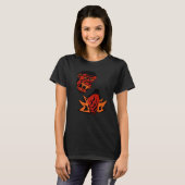 Angry Gorilla Monkey Smashing Rage Red Oranje Grap T-shirt (Voorkant volledig)