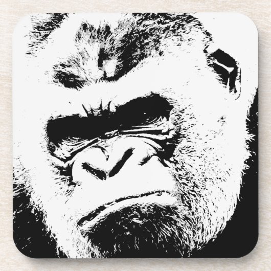 Angry Gorilla Onderzetter (Voorkant)