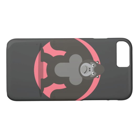 Angry Gorilla Phone Case (Achterkant (Horizontaal))