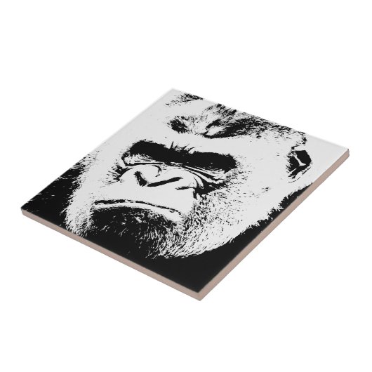 Angry Gorilla Tegeltje (Zijkant)