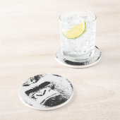 Angry Gorilla Zandsteen Onderzetter (Zijkant)