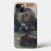 Angry Grizzly Beer Case-Mate iPhone Case (Achterkant)