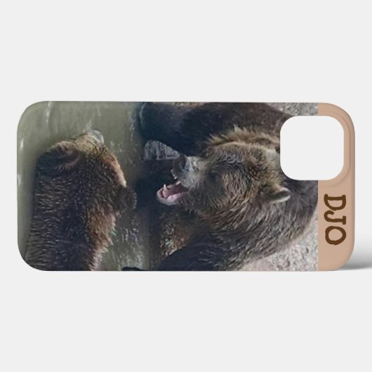Angry Grizzly Beer Case-Mate iPhone Case (Achterkant (horizontaal))