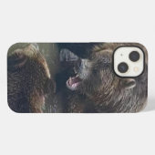 Angry Grizzly Beer iPhone Hoesje (Achterkant horizontaal)