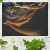 Angry Grizzly Beer Theedoek (Gevouwen)