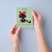 Angry Grumpy Cat 2020 Kitten Me Pun Budget Flyer (Hand)