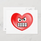 Angry Heart Briefkaart (Voorkant / Achterkant)