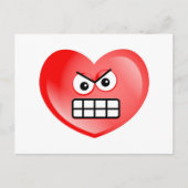 Angry Heart Briefkaart (Voorkant)