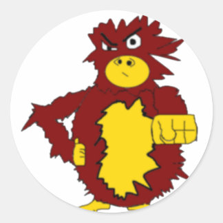 Angry Herb Ronde Sticker