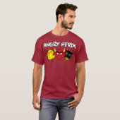 Angry Herds Funny Koe Farmer Cattle Farage Show T-shirt (Voorkant volledig)