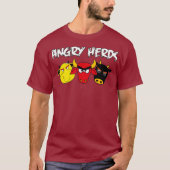 Angry Herds Funny Koe Farmer Cattle Farage Show T-shirt (Voorkant)