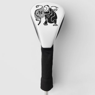 Angry Hippo Monogram Golfheadcover