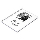 Angry Hippo Monogram Notitieboek (Linkerzijde)