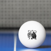 Angry Hippo Monogram Pingpongbal (Net)