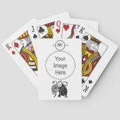 Angry Hippo Monogram Pokerkaarten (Achterkant)