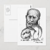 Angry Hombre: Ratten Briefkaart (Voorkant / Achterkant)