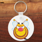 Angry Honey Bee Sleutelhanger