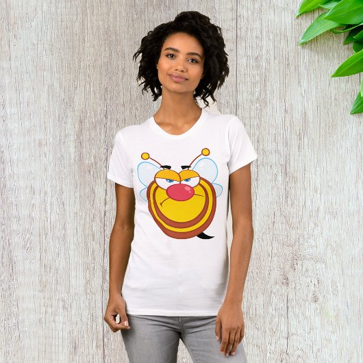 Angry Honey Bee Vrouwen T-shirt