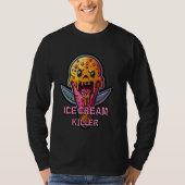 Angry Ice Cream Killer Grimly Icecream Gangster So T-shirt (Voorkant)
