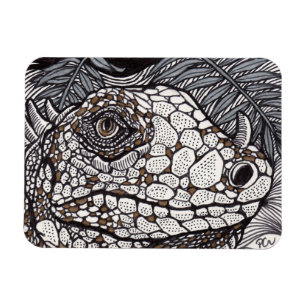 Angry Iguana Magneet