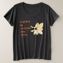 Angry Imperial Moth Caffeine & Spite Meme Shirt