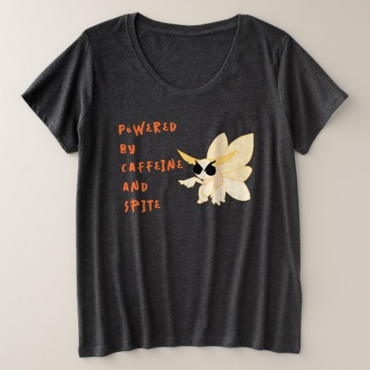 Angry Imperial Moth Caffeine & Sprite Meme Shirt (Design voorkant)
