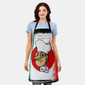 Angry Italy Chef Schort (Gedragen)
