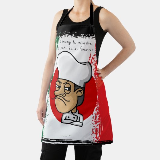 Angry Italy Chef Schort (Insitu)