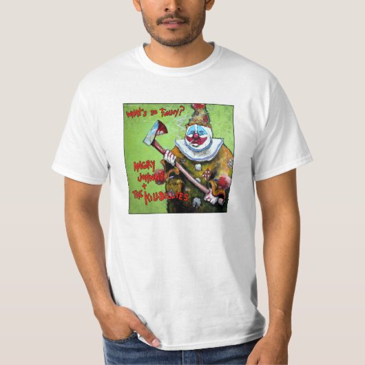 Angry Johnny & The Kilbillies "What is Zo grappig" T-shirt (Voorkant)