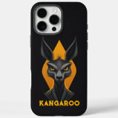 Angry Kangaroo Black Case-Mate iPhone Case (Achterkant)