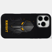 Angry Knight Black Case-Mate iPhone Case (Achterkant (horizontaal))