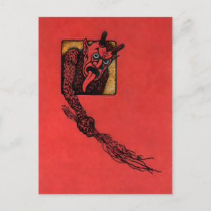 Angry Krampus Briefkaart